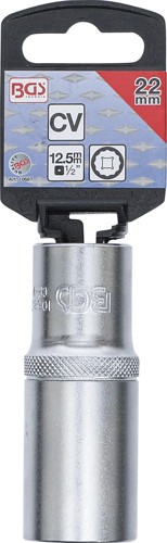 BGS Steckschlüssel-Einsatz Zwölfkant, tief | Antrieb Innenvierkant 12,5 mm (1/2