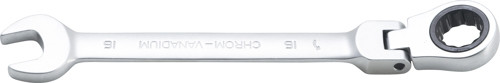 BGS Ratschenring-Maulschlüssel | abwinkelbar | SW 16 mm
