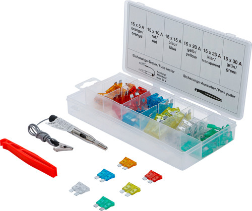 BGS Kfz-Sicherungs-Sortiment | Standard | 92-tlg.