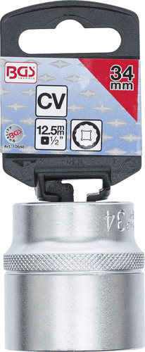 BGS Steckschlüssel-Einsatz Zwölfkant | Antrieb Innenvierkant 12,5 mm (1/2