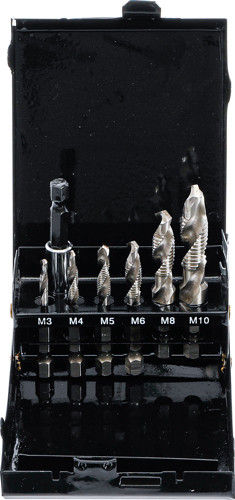 BGS HSS-G Bohrer-/Gewindeschneider-Satz | 7-tlg.