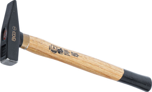 BGS Schlosserhammer | Holz-Stiel | DIN 1041 | 200 g
