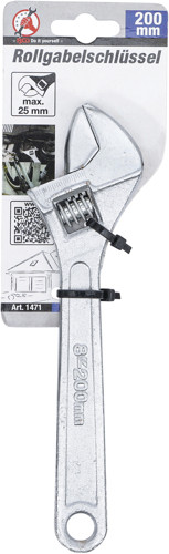 BGS Rollgabelschlüssel | 200 mm | 25 mm