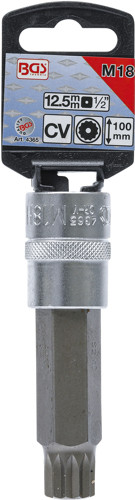 BGS Bit-Einsatz | Länge 100 mm | Antrieb Innenvierkant 12,5 mm (1/2