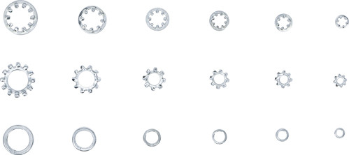 BGS Unterlegscheiben-Sortiment | 720-tlg.