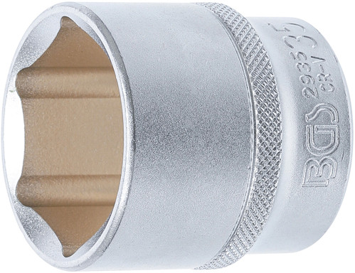 BGS Steckschlüssel-Einsatz Sechskant | Antrieb Innenvierkant 12,5 mm (1/2