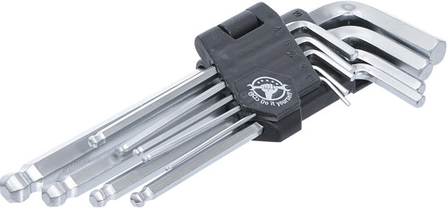 BGS Winkelschlüssel-Satz | Innensechskant / Innensechskant mit Kugelkopf 1,5 - 10 mm | 9-tlg.