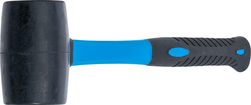 BGS Gummihammer | Fiberglasstiel | schwarzer Kopf | Ø 50 mm | 250 g