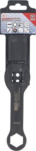 BGS Schlag-Ringschlüssel | Sechskant | mit 2 Schlagflächen | SW 24 mm