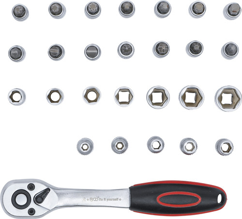 BGS Steckschlüssel-Satz | Antrieb 6,3 mm (1/4