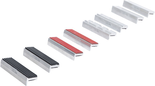 BGS Schraubstock-Schutzbacken-Satz | Aluminium | 100 mm | 8-tlg.