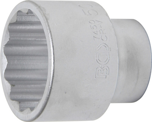 BGS Steckschlüssel-Einsatz Zwölfkant | Antrieb Innenvierkant 20 mm (3/4