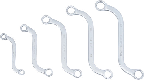 BGS S-Form Doppel-Ringschlüssel-Satz | Zollgrößen | SW 3/8
