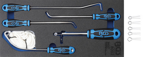 BGS Werkstattwageneinlage 1/3: Windschutzscheiben-Werkzeug-Satz | 5-tlg.