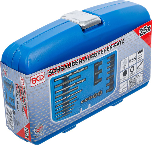 BGS HSS Schraubenausdreher-Satz | 25-tlg.