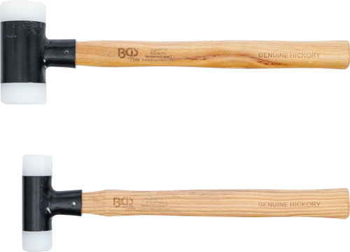 BGS Schonhammer-Satz | Hickory-Stiel | rückschlagfrei | Ø 30 / 45 mm | 300 / 550 g | 2-tlg.