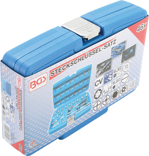 BGS 2144 Steckschlüssel-Satz | Antrieb 6,3 mm (1/4