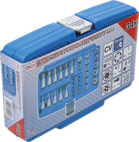 BGS Bit- und Steckschlüsseleinsatz-Satz | 10 mm (3/8