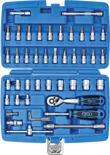 BGS Steckschlüssel-Satz | Antrieb 6,3 mm (1/4