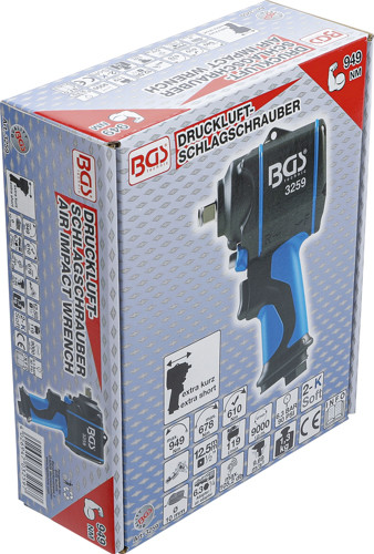 BGS Druckluft-Schlagschrauber | 12,5 mm (1/2