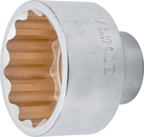 BGS Steckschlüssel-Einsatz Zwölfkant | Antrieb Innenvierkant 20 mm (3/4