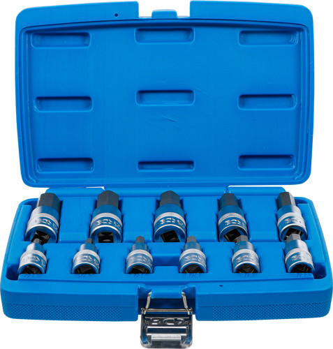 BGS Bit-Einsatz-Satz | Antrieb Innenvierkant 12,5 mm (1/2