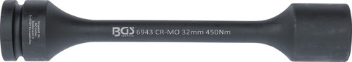 BGS Torsions-Kraft-Steckschlüssel-Einsatz Sechskant | Antrieb Innenvierkant 25 mm (1