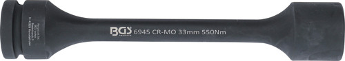 BGS Torsions-Kraft-Steckschlüssel-Einsatz Sechskant | Antrieb Innenvierkant 25 mm (1