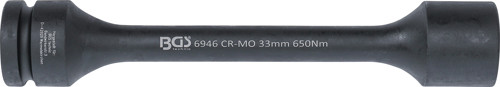 BGS Torsions-Kraft-Steckschlüssel-Einsatz Sechskant | Antrieb Innenvierkant 25 mm (1