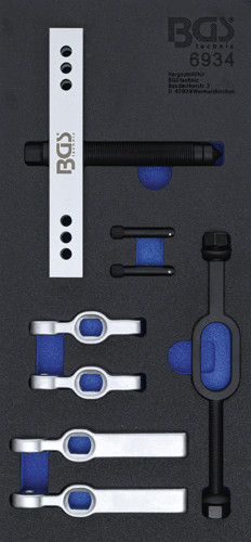 BGS Klimaanlagen-Riemenscheiben- & Kupplungs-Abzieher-Satz | 9-tlg.