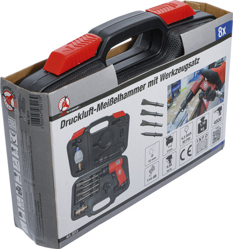 BGS Druckluft-Meißelhammer mit Werkzeugsatz | 8-tlg.