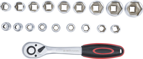 BGS Steckschlüssel-Satz | Antrieb 12,5 mm (1/2