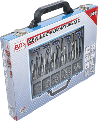 BGS Gewinde-Reparatursatz | M5 - M12 | 130-tlg.