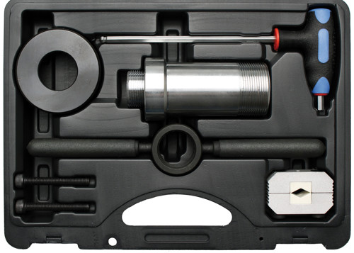 BGS Stoßdämpfer-Werkzeug-Satz | für Stoßdämpfer mit Zuganschlagsfeder | 8-tlg.