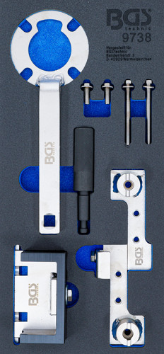 BGS Werkstattwageneinlage 1/3: Motor-Einstellwerkzeug-Satz | für Ford 2.5, Volvo 1.6 - 2.5 & 2.4D