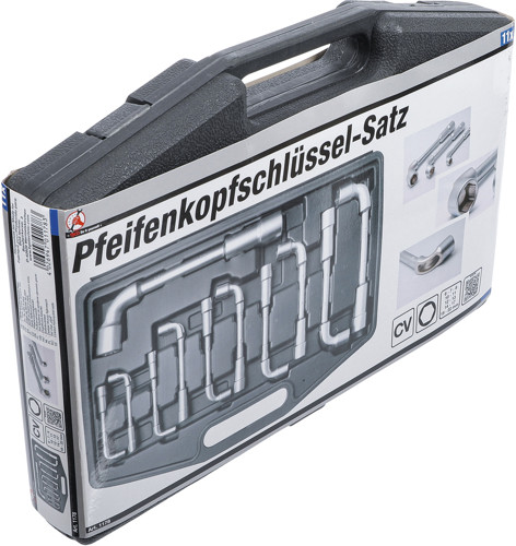 BGS Pfeifenkopfschlüssel-Satz | SW 6 - 22 mm | 11-tlg.