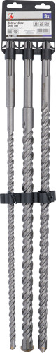 BGS Mauer-Durchbruch-Bohrer-Satz | SDS-MAX-Schaft | 16 / 20 / 26 mm | 3-tlg.
