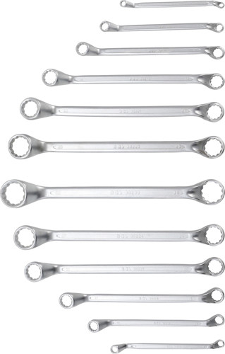 BGS Doppel-Ringschlüssel-Satz | gekröpft | SW 6 - 32 mm | 12-tlg.