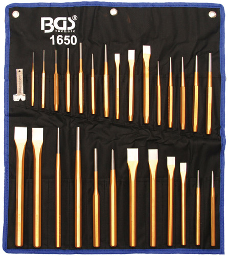 BGS Meißel- und Durchschläger-Satz | 28-tlg.