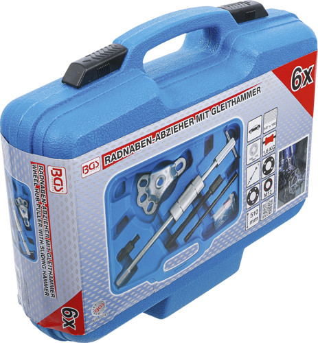 BGS Radnaben-Abzieher mit Gleithammer | 6-tlg.