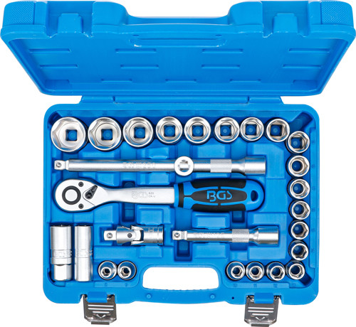 BGS Steckschlüssel-Satz | Antrieb 12,5 mm (1/2