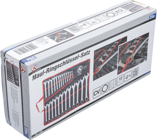 BGS Maul-Ringschlüssel-Satz | SW 6 - 32 mm | 25-tlg.