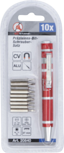 BGS Präzisions-Bit-Schrauber-Satz | 10-tlg.