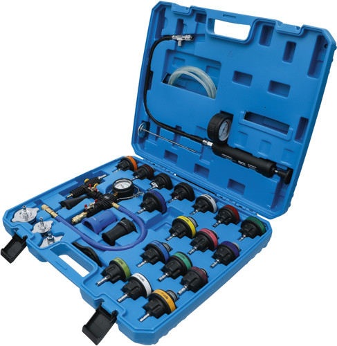 BGS Kühlsystem-Abdrück-Satz | inkl. Befüllsystem | 28-tlg.