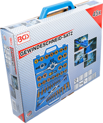 BGS Gewindeschneid-Satz | Tin-beschichtet | M6 - M24 | 45-tlg.