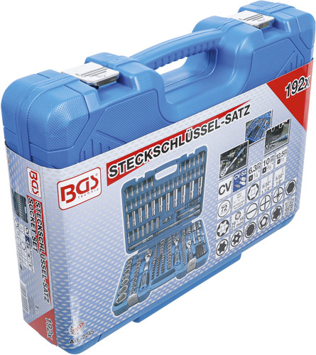 BGS Steckschlüssel-Satz Sechskant | Antrieb 6,3 mm (1/4