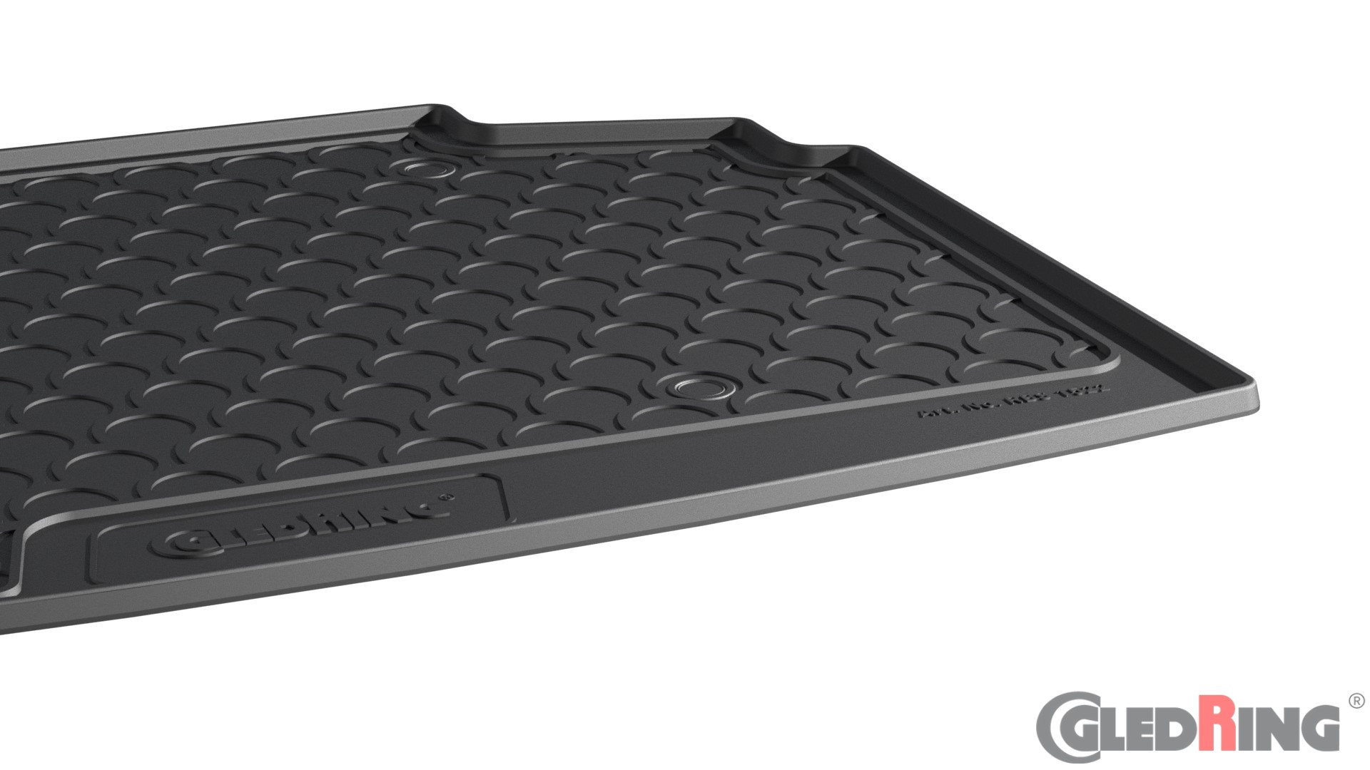 Original Gledring Premium Gummi Kofferraummatte - SKODA Fabia IV (Unterer Boden / Nicht für variablen Boden) 2021->