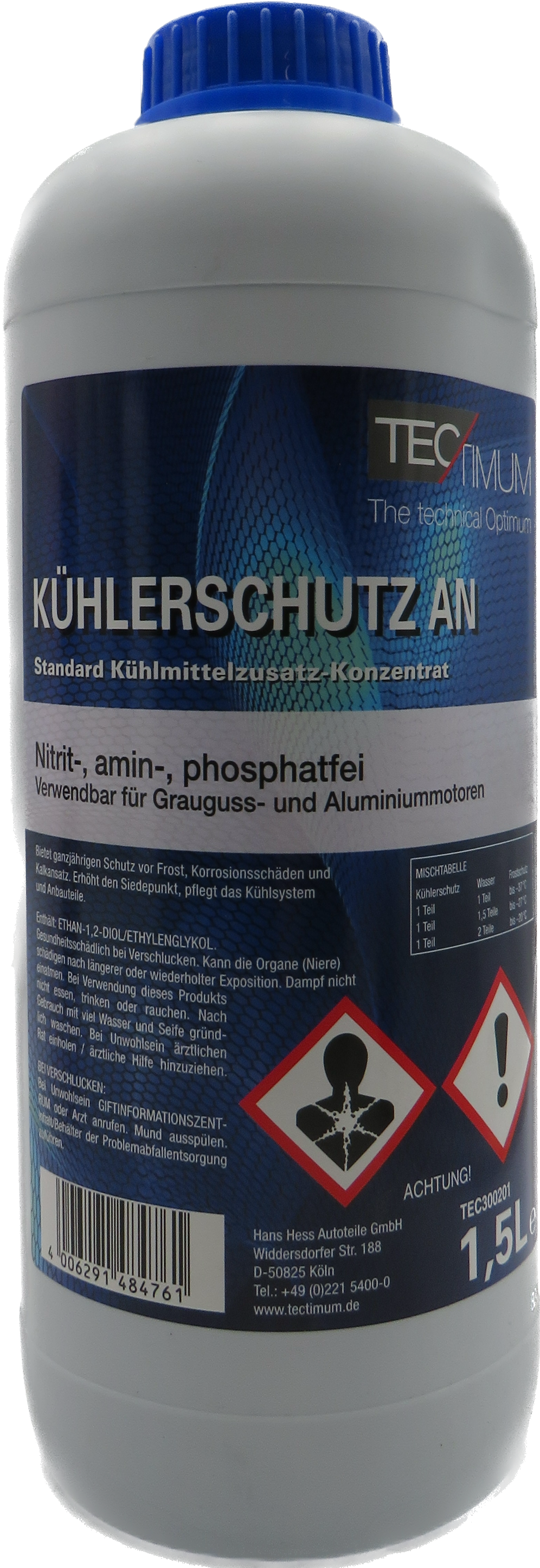 Tectimum Kühlerschutz Konzentrat AN - 1,5 Liter AKTION