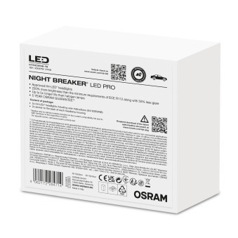 OSRAM H4 Night Breaker LED mit StVZO-Konforme LED-Nachrüstlampenset