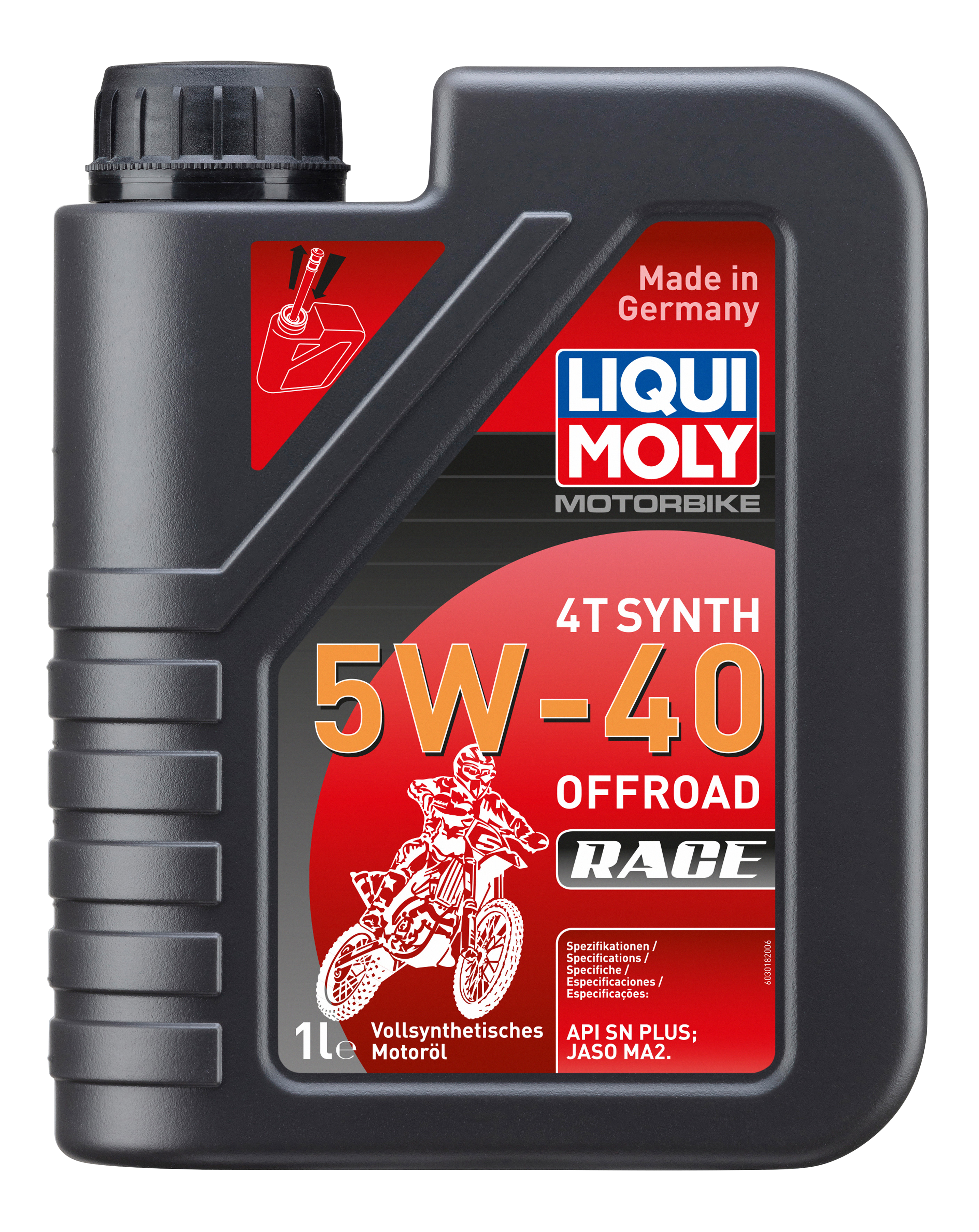 Liqui Moly 3018 Motorbike 4T Synth 5W-40 Offroad Race 1l